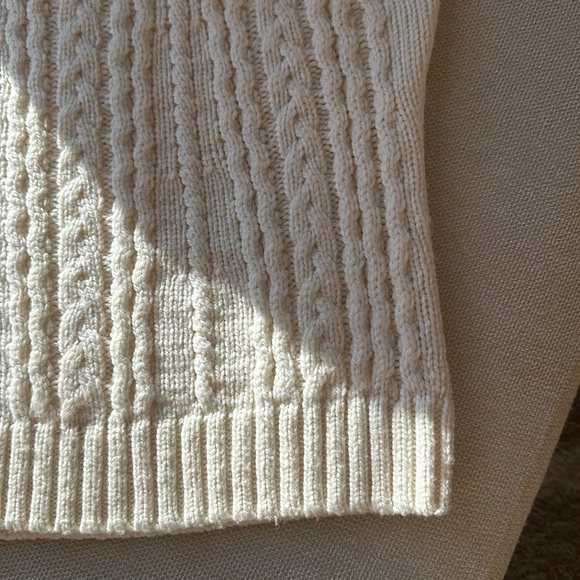 🌺 Sézane 🌺 Stunning AUBIN JAMPER Ecru XS Pristine condition Made in Italy 🇮🇹❤️ - Picture 15 of 16